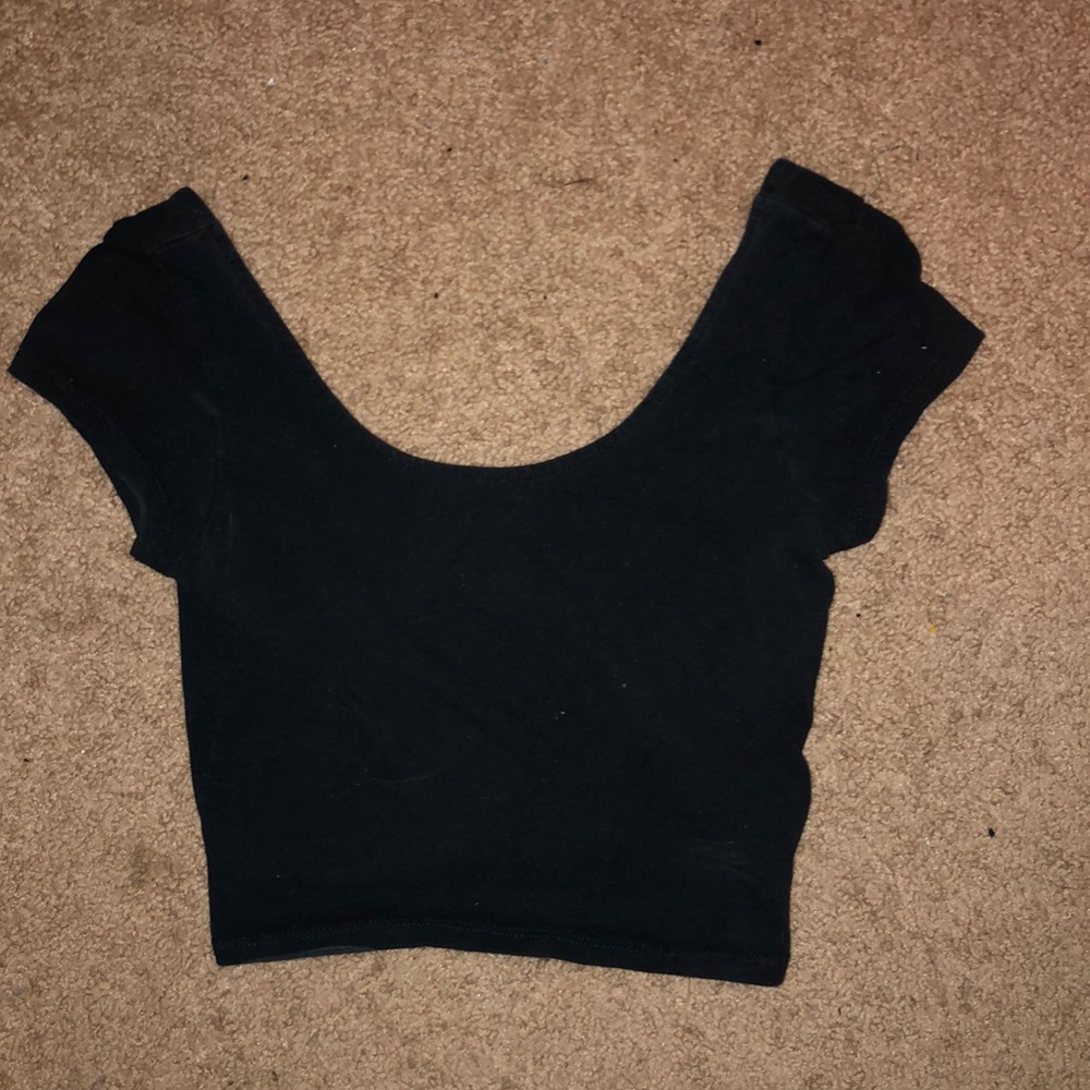 Black Crop Top